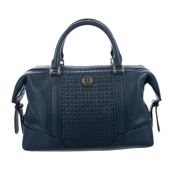Tory Burch Handbags - Tory Burch Bryant Mini Leather Satchel in Black